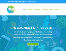 Tablet Screenshot of moo-creative.com